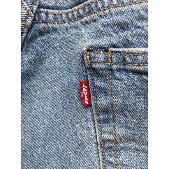 Levi's Premium Big E Wedgie Straight Leg Style Jeans Womens Size 27 Blue Classic - Picture 5 of 8